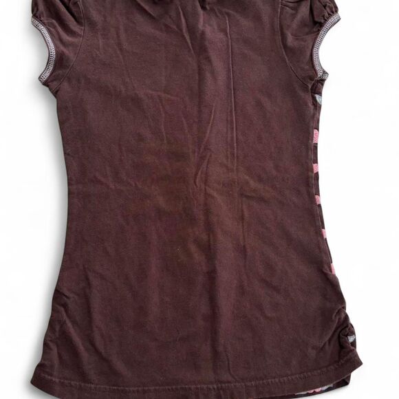 Brown Y2K Baby Tee - Picture 2 of 5